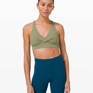 Lululemon Sweet Awakenings Bra in Rosemary Green